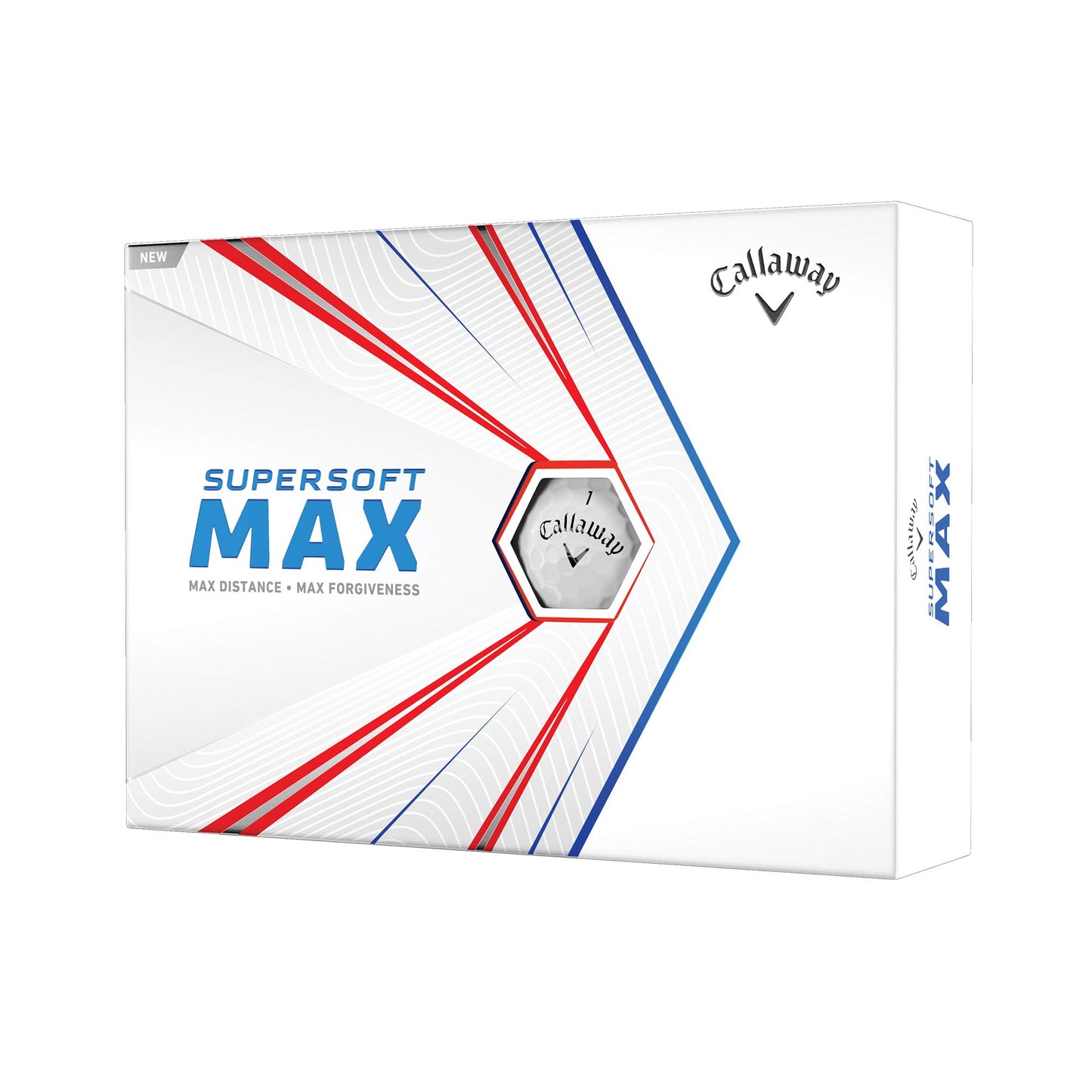 Callaway 2021 Supersoft Max Golf Balls White