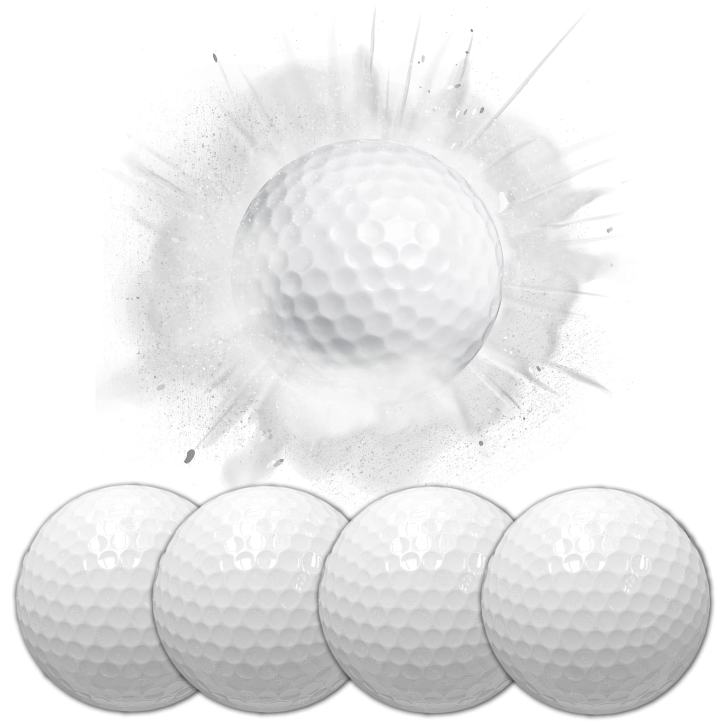 Golf Ball Prank Exploding Golf Balls 4 Pack Gag Golf Ball Gift Funny Golf Accessories Golf Bag Accessories Exploding Prank Golf Balls 4 Pack Joke Golf Ball Fun for Men and Women
